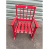 Image 1 : Childs Homemade Wooden Rocker - 21” Tall - 15” Wide - Primitive