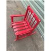 Image 2 : Childs Homemade Wooden Rocker - 21” Tall - 15” Wide - Primitive