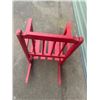 Image 3 : Childs Homemade Wooden Rocker - 21” Tall - 15” Wide - Primitive