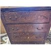 Image 4 : 5 Drawer Oak Highboy Chest Of Drawers - 30" x 17" 53.5" high boy
