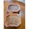 Image 2 : antique sunlight soap box with 2 original bars, dated 1911