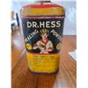 Image 1 : antique dr. hess healing power tin- good condition