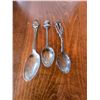 Image 1 : 3 sterling silver watrouis souvineer spoons- all 3 pieces are marked