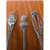 Image 3 : 3 sterling silver watrouis souvineer spoons- all 3 pieces are marked