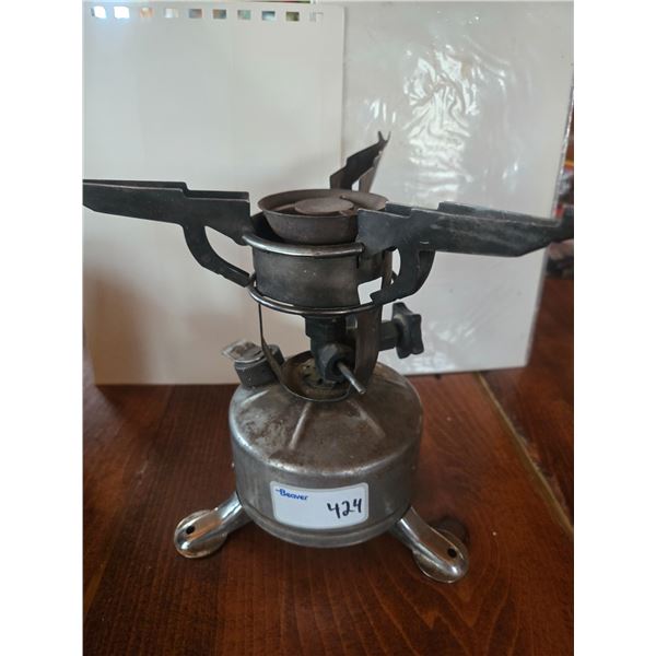 Vintage folding compact camping stove, might be operational