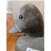 Image 2 : Vintage hand painted duck decoy glass eyes-12" long