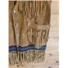Image 3 : Vintage handmade leather vest with tassles- mens medium