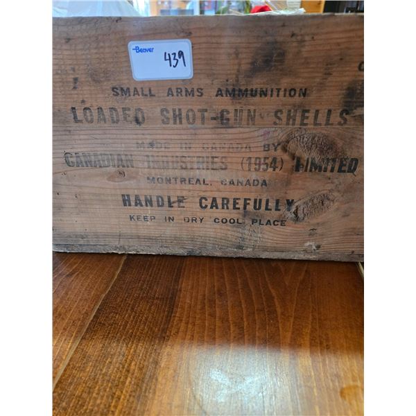 C-I-L shotgun shell ammo box