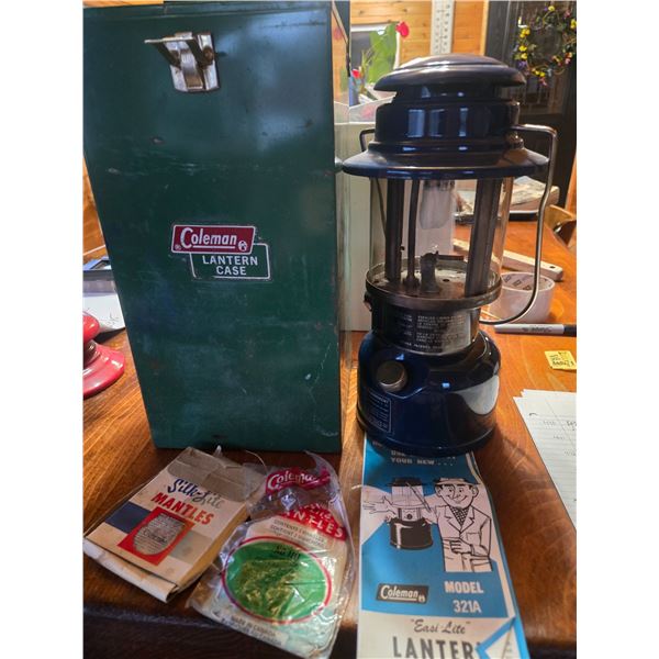 Rare blue colored coleman model 321A