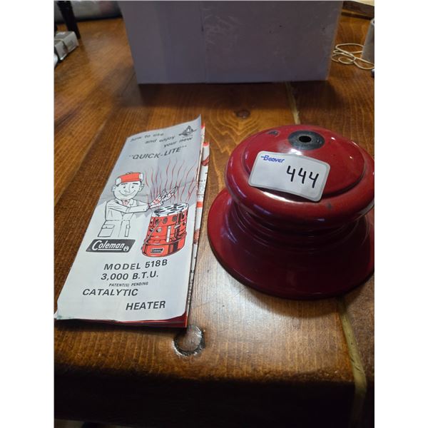 red coleman top for 200 lantern in good condition