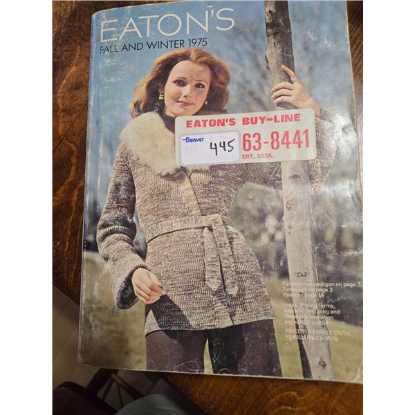 eatons 1975 winter catalog- last christmas catalog printed