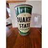 Image 1 : 1 quart quaker state motor oil can excellent condition- bottom opened toronto canada