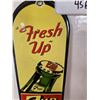 Image 2 : 7-up fresh up porcelain door palm press 8" tall. Single Sided fantasy