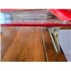 Image 3 : Scarce 1987 coca-cola serving tray original w/ folding legs 17" inx 12"in great graphics