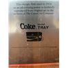 Image 5 : Scarce 1987 coca-cola serving tray original w/ folding legs 17" inx 12"in great graphics