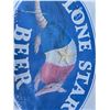 Image 4 : Lone star beer banner -texas beer framed 40 yrs old 48"x24" size