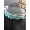 Image 2 : Group of 5 pyrex pieplates -blue tinmt 10 inmch size