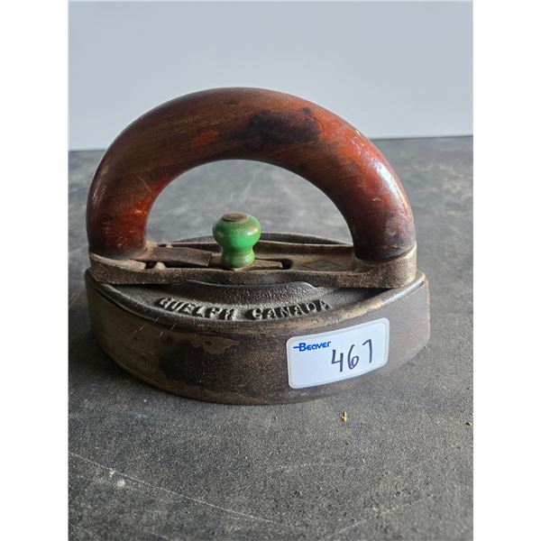 Very nice taylor forbes sad iron with interchangeable wooden handle