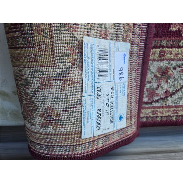 Sm. Area rug or hallway runner 27in x 31in vintage