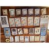Image 7 : App. 75 pieces of victorian sewing related items-buttons, lace, linnens ,croos stitch+more