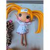 Image 2 : Large lot of lala loopsy characher dolls with extra stuffies =stored for many years- not played with