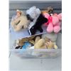 Image 1 : Large lot of vintage beanie babies and other stuffies- sotred for many years- ver y clean