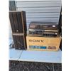 Image 1 : Sony turn table/ cassette player HP 319 in box stereo with original speakers 1970's vintage