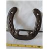Image 2 : Cast iron, Horseshoe wall coat hooks.