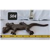 Image 1 : Cast iron Gecko/ salamander.