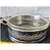 Image 5 : Vintage silver plated Hot dish holder & serving bowls.
