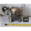 Image 1 : Decorative metal Elephant ashtray /candy dish.