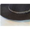 Image 4 : Vintage Smithbilt western hat. Heavy felt with leather braid cord.