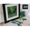 Image 1 : Frog lot. 3D picture, thermometer etc.