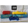 Image 1 : Avon collectable VW bus, Yellow Submarine & race car.