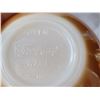 Image 4 : Opal carnival glass bowl & cup. Fire King peach lustre cup & saucer.