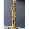 Image 3 : Vintage brass & marble Cherub table pedestal.