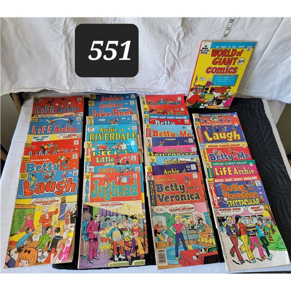 28  1968-1981 Archie comics.