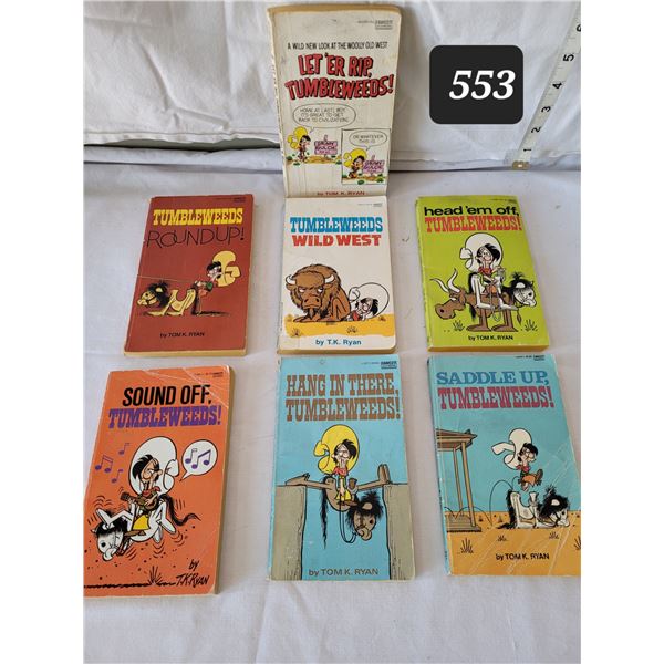 1969-'70 Tumbleweeds pocket books ,by Tom K. Ryan.