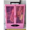 Image 7 : Barbie clothes closet case, dolls & clothes.