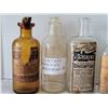 Image 2 : Assorted vintage medicine & kitchen bottles.