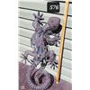 Image 1 : Metal outdoor Gecko. Approx. 29” long.