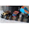 Image 6 : Hot wheels monster truck jump plus Taz, Batman & Superman monster trucks.