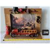 Image 1 : Metal and wood vintage Fire Engine display.