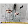 Image 1 : A&W large & extra large drink mugs.
