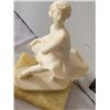 Image 2 : Carved & mounted Alabaster ballerina
