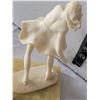 Image 3 : Carved & mounted Alabaster ballerina