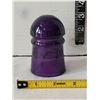 Image 1 : Rare dark purple insulator.