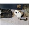 Image 6 : Group of office supplies including vintage hole punch (England) & Pencil sharpener.(USA)