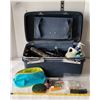 Image 1 : Samsonite travel makeup case & contents.