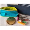 Image 3 : Samsonite travel makeup case & contents.